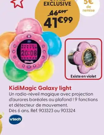La Grande Récré VTECH KidiMagic Galaxy light offre