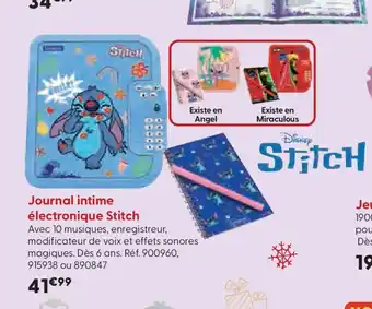 La Grande Récré Jeu électronique Stitch offre