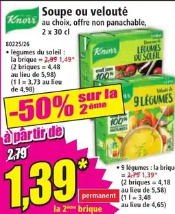 Norma Knorr Soupe ou velouté offre