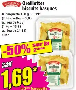 Norma MIGUELCORRY Oreillettes biscuits basques offre