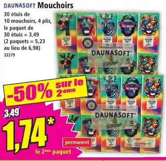 Norma DAUNASOFT Mouchoirs offre