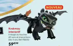 La Grande Récré Krokmou interactif offre