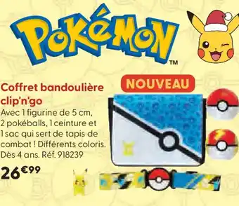 La Grande Récré Coffret bandoulière clip'n'go offre