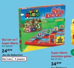 La Grande Récré Qui est-ce ? Super Mario offre