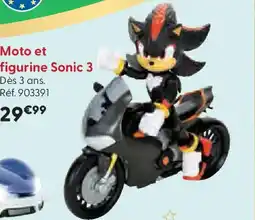 La Grande Récré Moto et figurine Sonic 3 offre