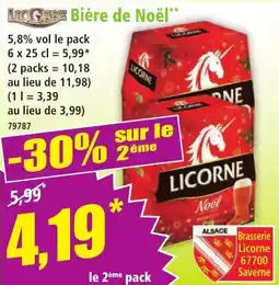 Norma Biere de noel offre