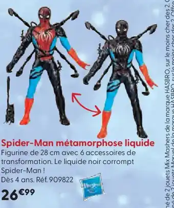 La Grande Récré Spider-Man métamorphose liquide offre