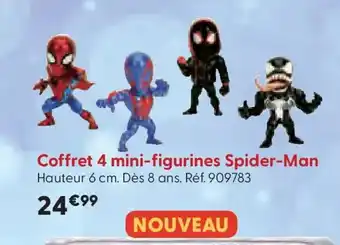 La Grande Récré Coffret 4 mini-figurines Spider-Man offre