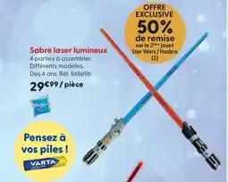 La Grande Récré Sabre laser lumineux offre