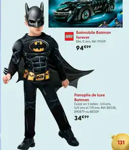 La Grande Récré Panoplie de luxe Batman offre