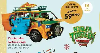 La Grande Récré Camion des Tortues Ninja offre
