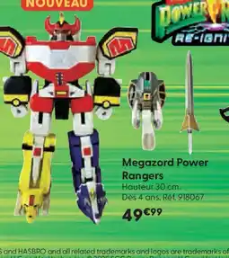La Grande Récré Megazord Power Rangers offre