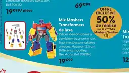 La Grande Récré Mix Mashers Transformers de luxe offre