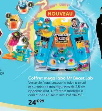 La Grande Récré Coffret méga labo Mr Beast Lab offre
