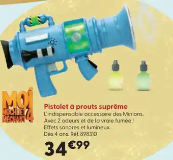 La Grande Récré Pistolet à prouts suprême offre