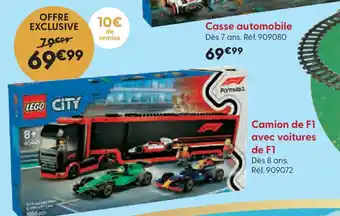 La Grande Récré Camion de F1 avec voitures de F1 offre