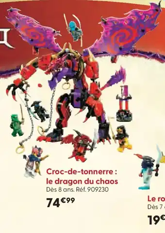 La Grande Récré Croc-de-tonnerre: le dragon du chaos offre
