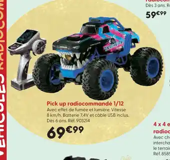La Grande Récré Pick up radiocommandé 1/12 offre
