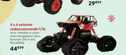 La Grande Récré 4 x 4 extrême radiocommandé 1/16 offre