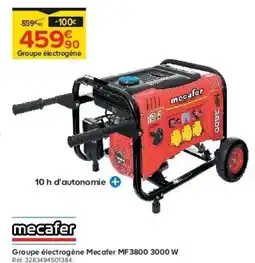 Castorama Groupe électrogène Mecafer MF 3800 3000 W offre