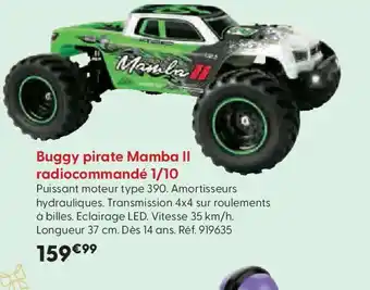 La Grande Récré Buggy pirate Mamba II radiocommandé 1/10 offre