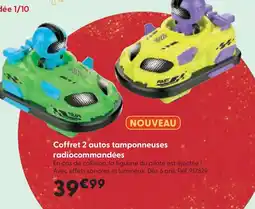 La Grande Récré Coffret 2 autos tamponneuses radiocommandées offre