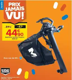 Castorama Aspirateur souffleur broyeur filaire offre