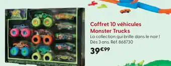La Grande Récré Coffret 10 véhicules Monster Trucks offre
