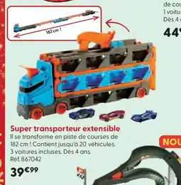 La Grande Récré Super transporteur extensible offre