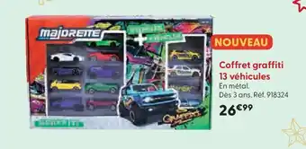 La Grande Récré Coffret graffiti 13 véhicules offre