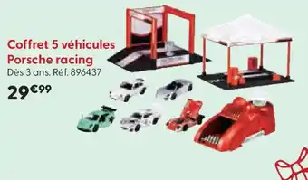 La Grande Récré Coffret 5 véhicules Porsche racing offre