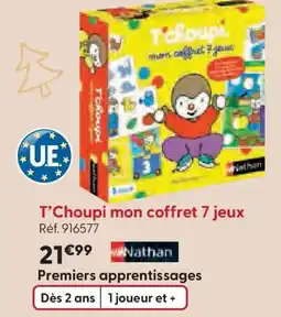 La Grande Récré T'Choupi mon coffret 7 jeux offre