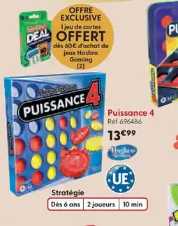 La Grande Récré PUISSANCE 4 offre