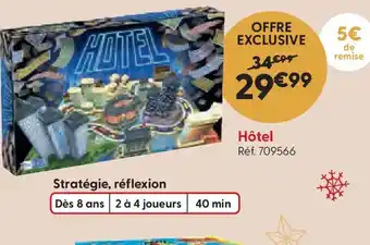La Grande Récré HOTEL offre