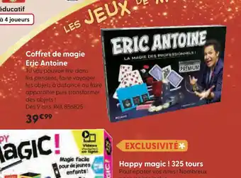 La Grande Récré ERIC ANTOINE Coffret de magie offre