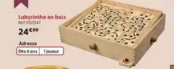 La Grande Récré Labyrinthe en bois offre