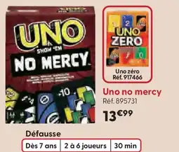 La Grande Récré UNO no mercy offre