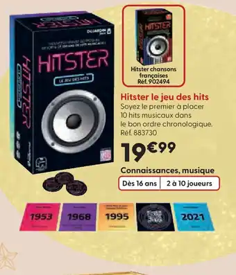La Grande Récré HITSTER le jeu des hits offre