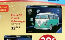 La Grande Récré Puzzle 3D Combi Volkswagen offre