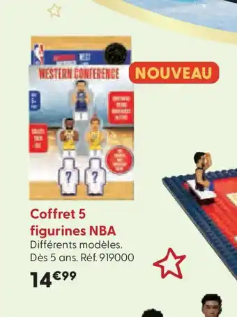 La Grande Récré Coffret 5 figurines NBA offre