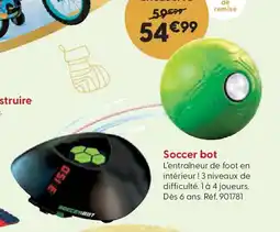 La Grande Récré Soccer bot offre