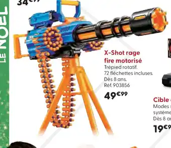 La Grande Récré X-SHOT rage fire motorisé offre