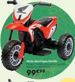 La Grande Récré Moto électrique Honda offre
