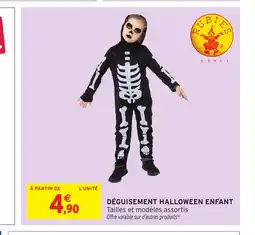 Intermarché Hyper Déguisement halloween enfant offre