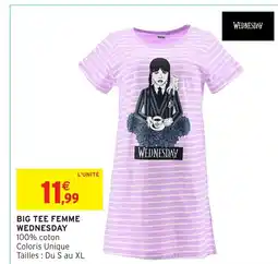 Intermarché Hyper Big tee femme offre