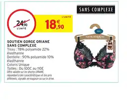 Intermarché Hyper Soutien gorge oriane sans complexe offre