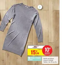 Intermarché Hyper Robe femme gemo offre