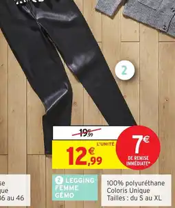 Intermarché Hyper Legging femme gémo offre
