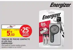 Intermarché Hyper ENERGIZER Torche de poche compacte à led 2aa offre