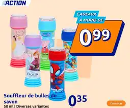 Action Souffleur de bulles de savon offre